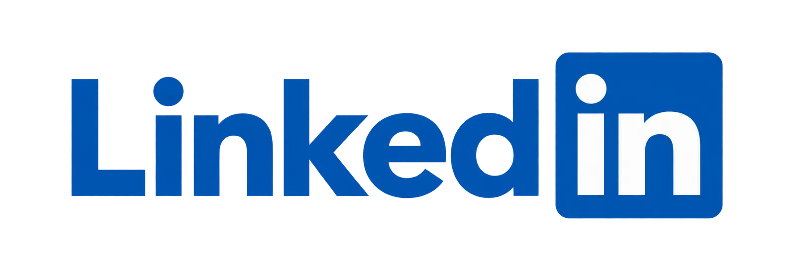 linkedin logo on transparent background